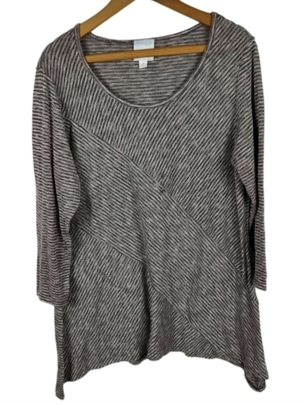 Sunday Women's Striped Knit Top XL
